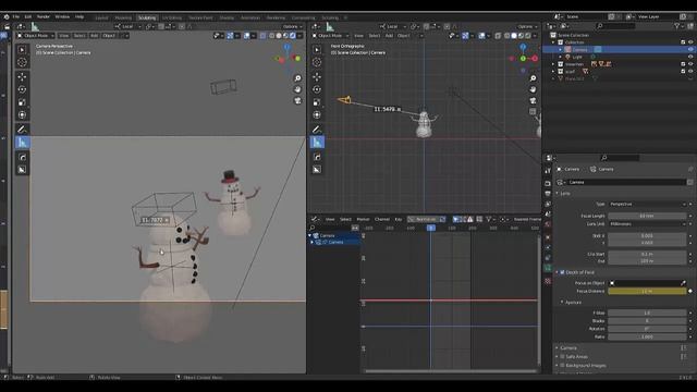 How to create camera focus and blur effect in blender 2 9 смотреть онлайн