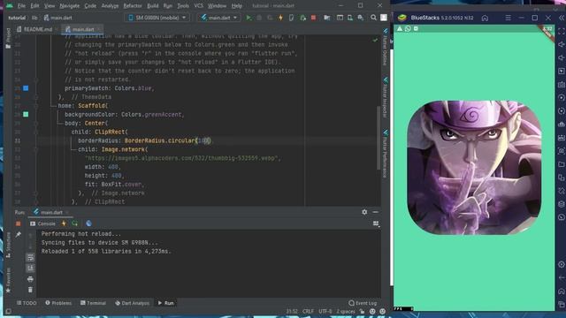 Change the Shape of your Image in Flutter(Circle, Rectangle and Triangle) смотреть онлайн