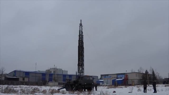 Испытания мобильной антенной опоры «Сосна-НН» смотреть онлайн