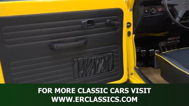 Volkswagen Beetle Cabriolet | Restored | History Known | 1976 -VIDEO- Www.ERclassics.com