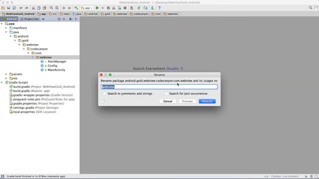 [2017 Edition] How To Rename The Android Studio Package смотреть онлайн