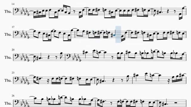 Tuba Sheet Music: How to play It's Been So Long (FNAF2 Song) by The Living Tombstone смотреть онлайн