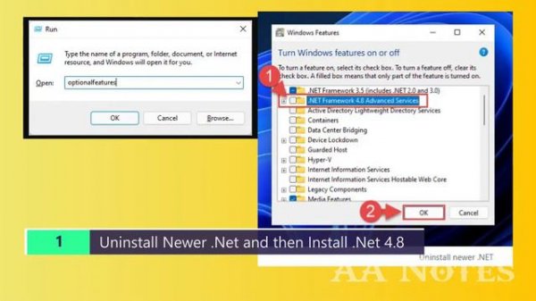 The .Net framework 4.8 is not supported on this operating system FIX Windows 10