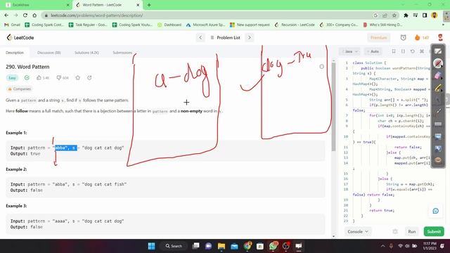 LeetCode 290 | Word Pattern | Streak ?| JAVA смотреть онлайн