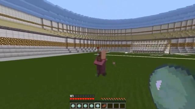 Minecraft мини-игры Футбол смотреть онлайн