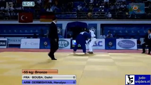 Daikii Bouba (FRA) - Harutyun Dermishyan (ARM) [-55kg] bronze смотреть онлайн