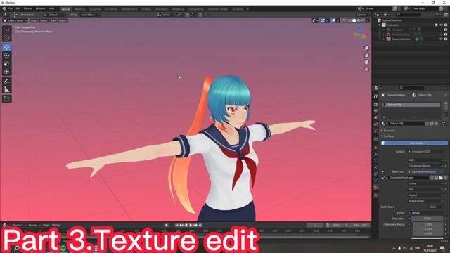 In-Depth Hair Editting Tutorial for Yandere Simulator (blender) смотреть онлайн