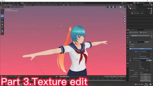 In-Depth Hair Editting Tutorial for Yandere Simulator (blender)