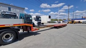 Эксплуатация раздвижного трала, важно помнить, что чем сильнее раздвинута платформа прицепа, тем...