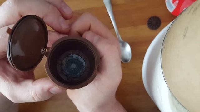 Как сделать капсулу для кофемашин Dolce Gusto ,чтобы делать молоко с пеной (для капучино или латте) смотреть онлайн