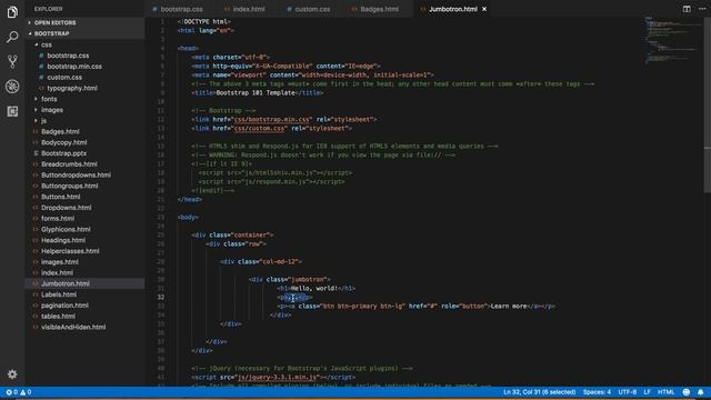 Bootstrap 3.3.7 in Arabic #30 Jumbotron смотреть онлайн