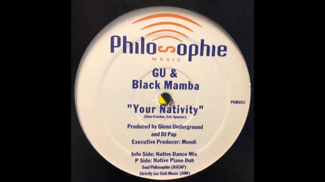 GU & Black Mamba - Your Nativity (Native Piano Dub) смотреть онлайн