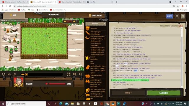 How Much? in Python CodeCombat смотреть онлайн