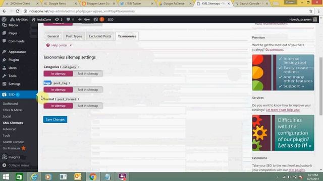 How To Create XML Sitemap of WordPress Website and Submit It To Google Webmaster Tools смотреть онлайн