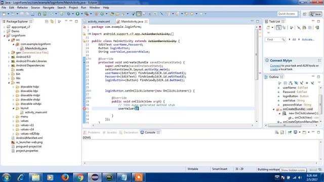 How to create android login form using eclipse смотреть онлайн