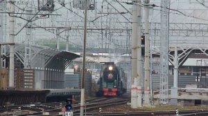 Steam Locomotives Паровозы П36-0027 22 апреля, и П36-0110 20 мая 2017