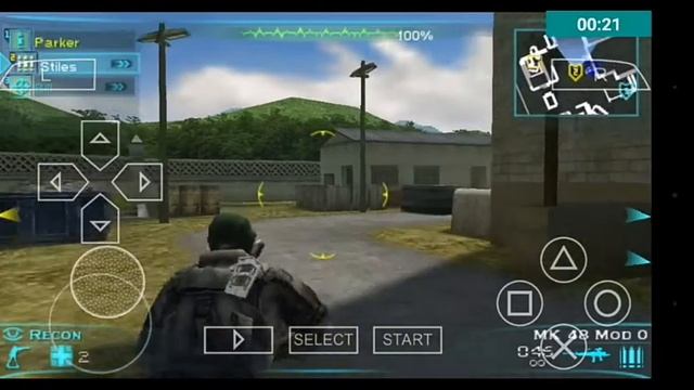 TOM CLANCY'S GHOST RECON PREDATOR PSP WALKTHROUGH RECRUITING FACILITY LEVEL PART 4 смотреть онлайн
