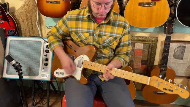 1970s Electra (Japan) 2270C thinline Tele-style electricguitar смотреть онлайн