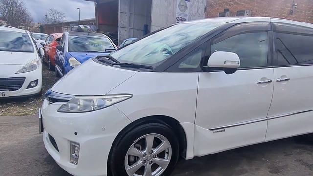 2009 Toyota Estima Automatic E Four G Hybrid 7 Seater White смотреть онлайн