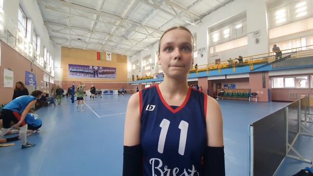 Анастасия Шумская - доигровщица ЦОР "Виктория" послематчевое интервью смотреть онлайн