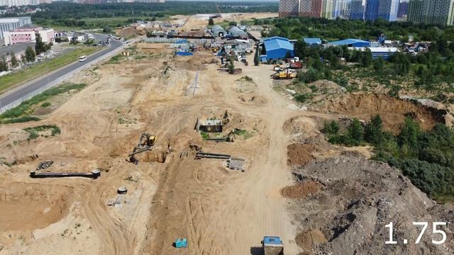 Строительство СВХ от Лухмановской до границ с областью смотреть онлайн