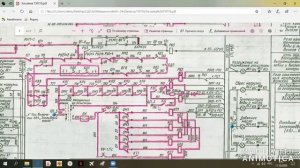 Электрическая схема пуска дизеля тепловоза ТЭП70