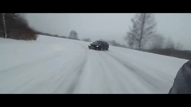 BMW E36 WINTER DRIFT / БОКОМ НА Е36 ЗИМОЙ