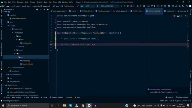 Dagger Hilt setup for Room with MVVM in Android in Hindi || Dagger hilt Part-9 in Hindi смотреть онлайн
