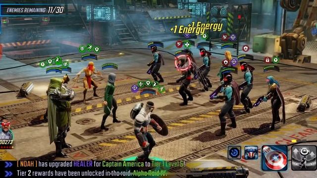 Marvel Strike Force DD5 global node 9. Pushing through wave 3 смотреть онлайн