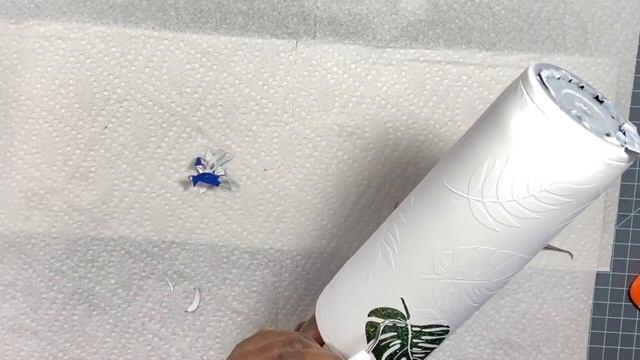 Peek- A- Boo Monstera Leaf Tumbler Tutorial смотреть онлайн