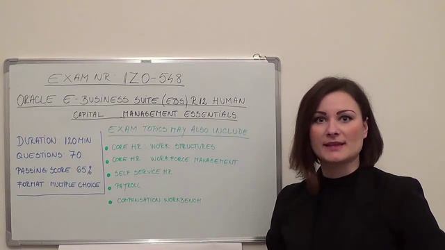 1Z0-548 - Oracle Test E-Business Suite R12.1 Exam Human Capital Management Essentials Questions смотреть онлайн