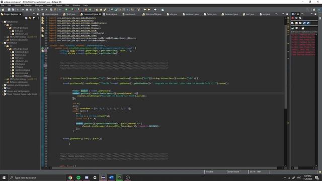 JDA Discord Bot: How To Make An AUTOMOD Bot.