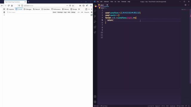 MAP || Higher order array methods in JavaScript смотреть онлайн