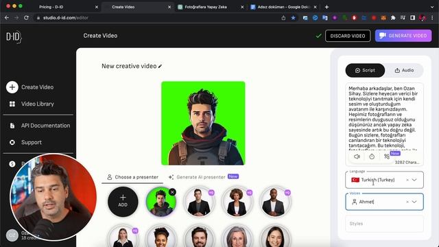 Yapay Zeka Ile Fotoğrafını Konuştur | ChatGPT & D-ID & LensaAI & LeonardoAI