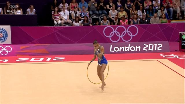 Evgenia Kanaeva's sensational Hoop Performance at London 2012 | Music Monday смотреть онлайн