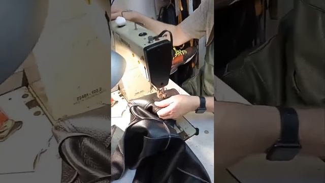 Пошив кожаного фартука для любителей шашлыков и барбекю. смотреть онлайн