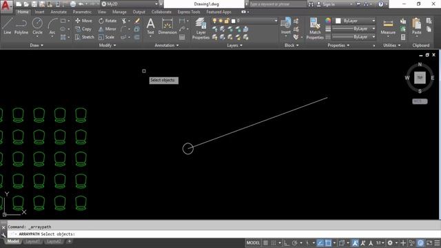 Como utilizar o comando Array no AutoCAD (Matriz) смотреть онлайн