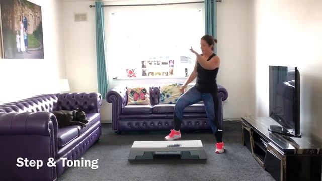 32 Minutes Step Aerobics And Toning Workout On A Reebok Stepper