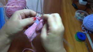 Носки (носочки) на ребенка 3 годика. Вязание спицами