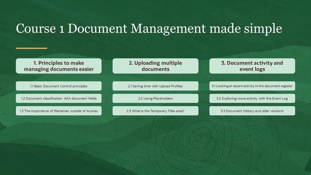 6.4.1 - What we have covered and What's next || Oracle ACONEX Complete Course смотреть онлайн