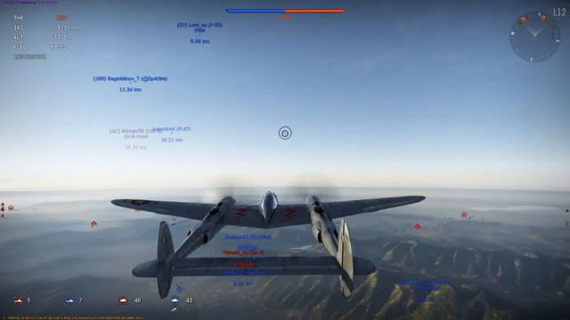 War Thunder! Opinião sobre P-38 ou XP-38! Enfim, Escolhas ruins.. смотреть онлайн