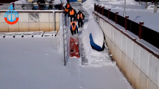 Спасение Человека Зимой на Воде! ОСВОД Спасение на Воде в Зимний период! Пинские Спасатели! смотреть онлайн