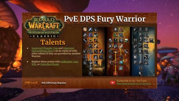 WoW TBC Classic Warrior PvE Guide: All 3 Specializations | Arms, Fury, Prot