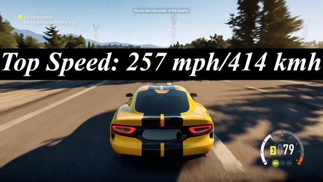 Evolution Of Forza Horizon's Original Cover Car Viper GTS l FH1,2,3,4 Sound and Top Speed Compariso смотреть онлайн