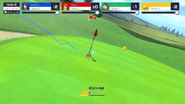 Mario Golf Super Rush Pauline vs Daisy vs DK vs Koopa Troopa in Bonny Greens смотреть онлайн