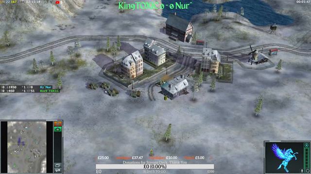 Great Live Grand Final 12 GMT Kin9TOXIC v Nur^ Junior Bingo Tourney | Command & Conquer Zero Hour смотреть онлайн