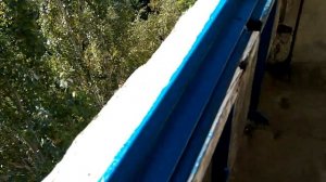Подготовка к остеклению лоджии. Укрепление борта из подручных средств.