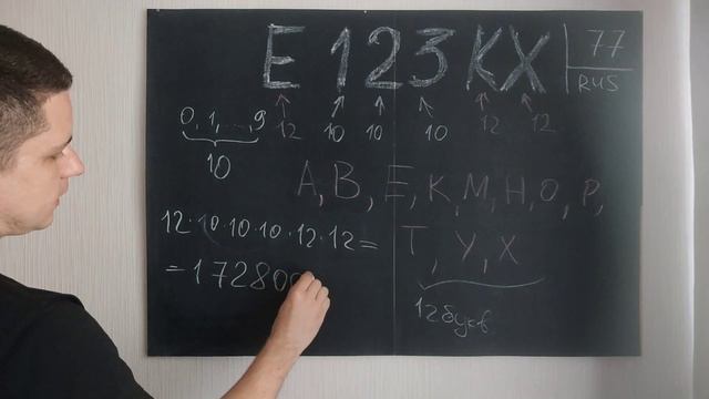 Сколько машин смотреть быть в одном городе? Считаем комбинации номеров смотреть онлайн