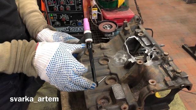 Сварка чугунного блока смотреть онлайн