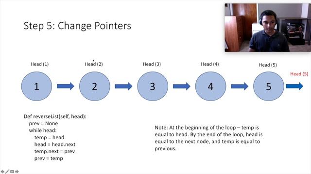 Amazon Coding Interview Question: Reverse a Linked List (Leetcode 206 in Python) смотреть онлайн